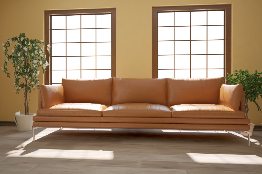 Luxury Three Seater Sofa Crafted for Comfort and Style