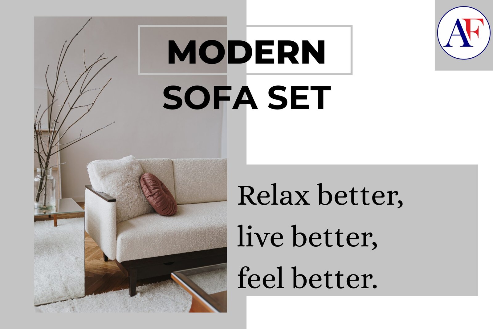 A modern style living room with a premium sofa set (3)