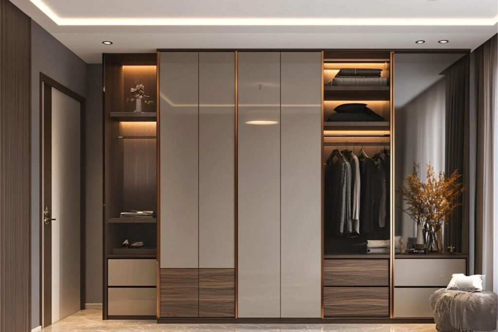 3 Door Wardrobe | Smart Storage for Modern Homes | Aashirwad Furniture